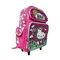 Hello Kitty 16 Inch Rolling Backpack Shinny Pink Large Travel Bag Kids School
